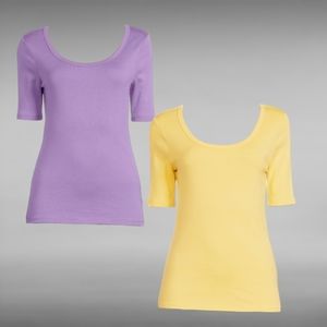 Time & Tru elbow length t-shirts size Medium